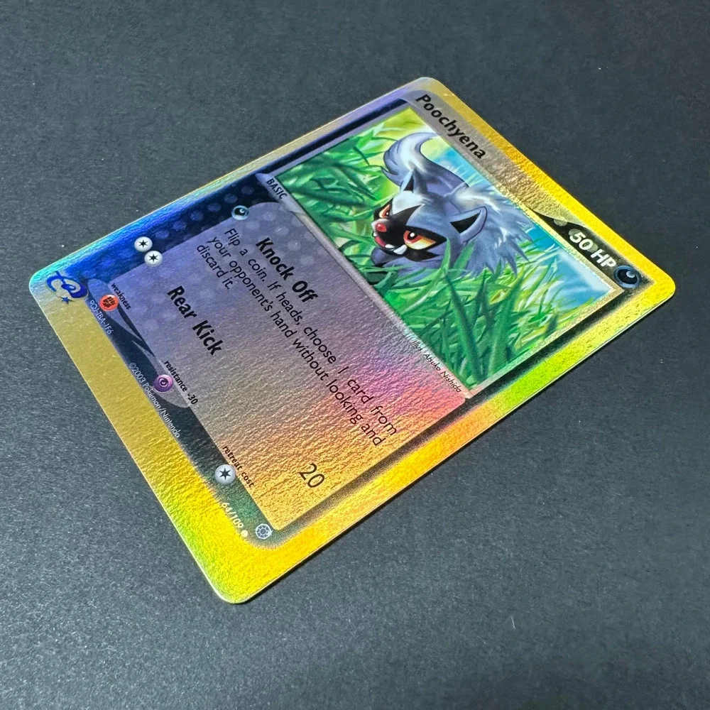 Pokemon TCG Poochyena 64/109 EX Ruby and Sapphire Reverse Holo NM